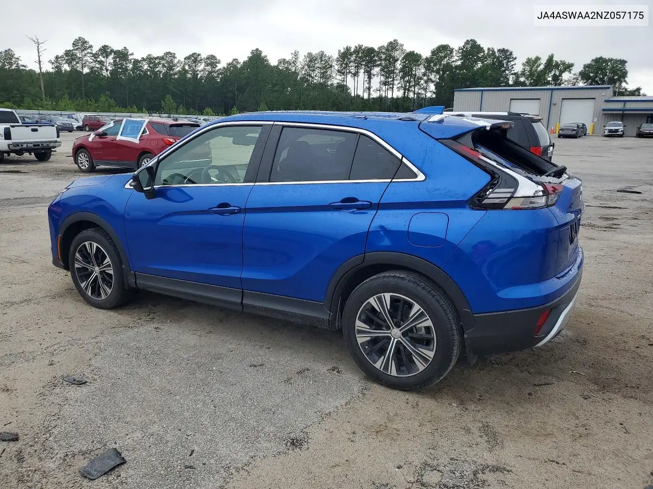 2022 Mitsubishi Eclipse Cross Se VIN: JA4ASWAA2NZ057175 Lot: 60916376