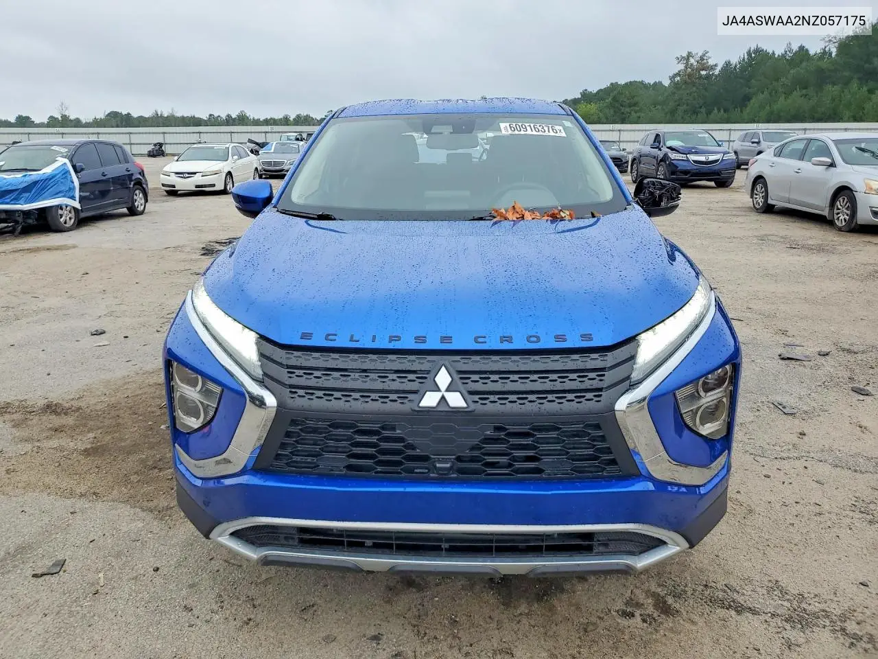 2022 Mitsubishi Eclipse Cross Se VIN: JA4ASWAA2NZ057175 Lot: 60916376