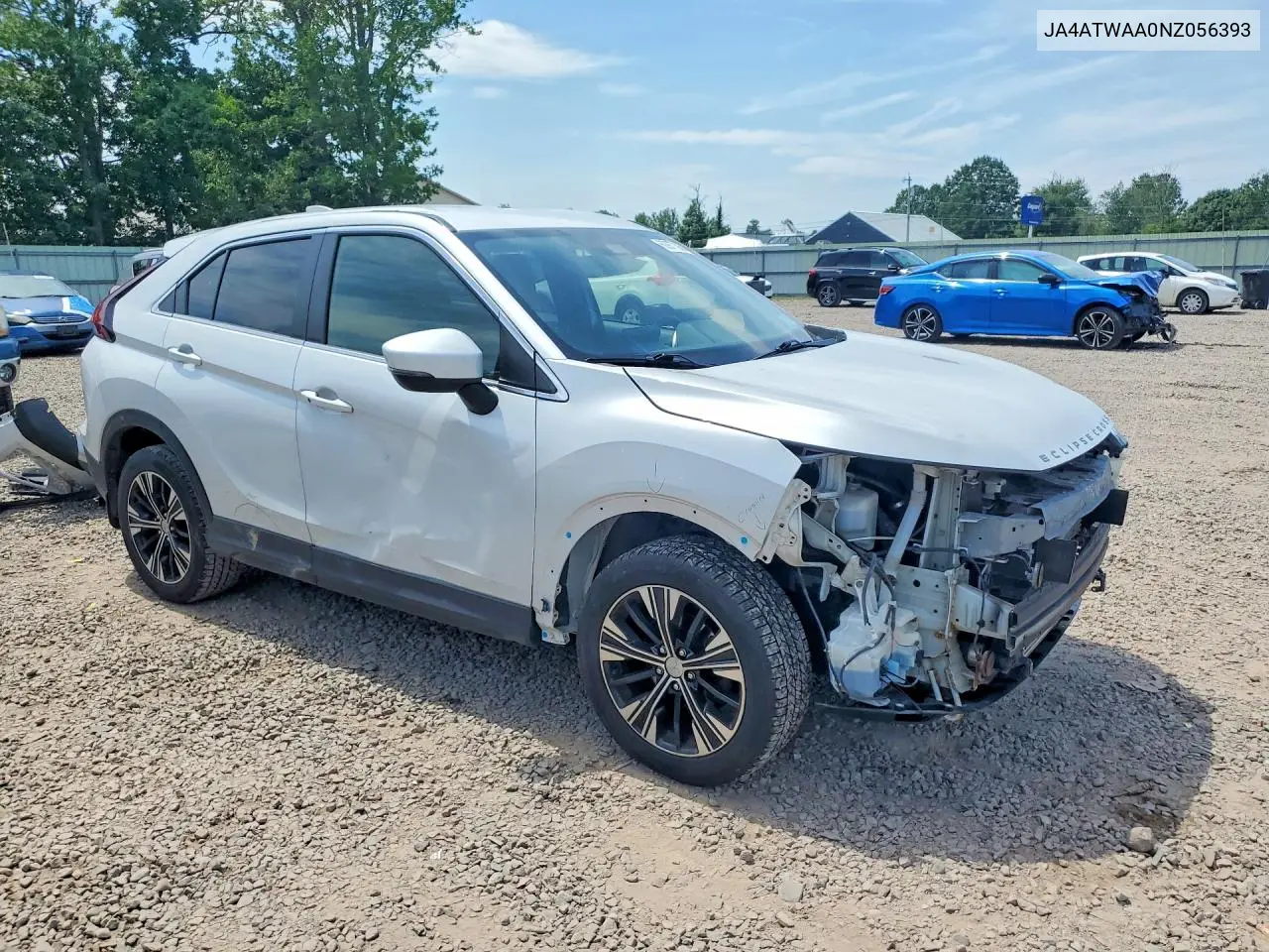 2022 Mitsubishi Eclipse Cross Se VIN: JA4ATWAA0NZ056393 Lot: 60977366