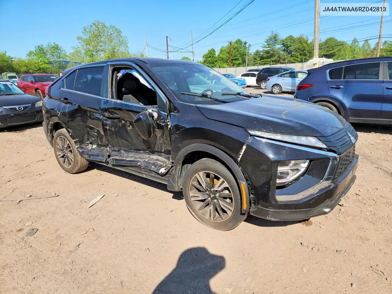 2024 Mitsubishi Eclipse Cross Se VIN: JA4ATWAA6RZ042813 Lot: 55044436
