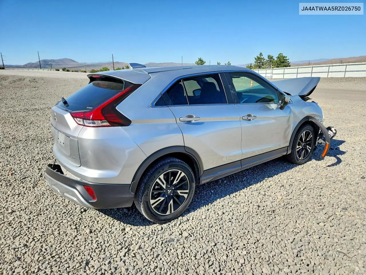 2024 Mitsubishi Eclipse Cross Se VIN: JA4ATWAA5RZ026750 Lot: 55836816