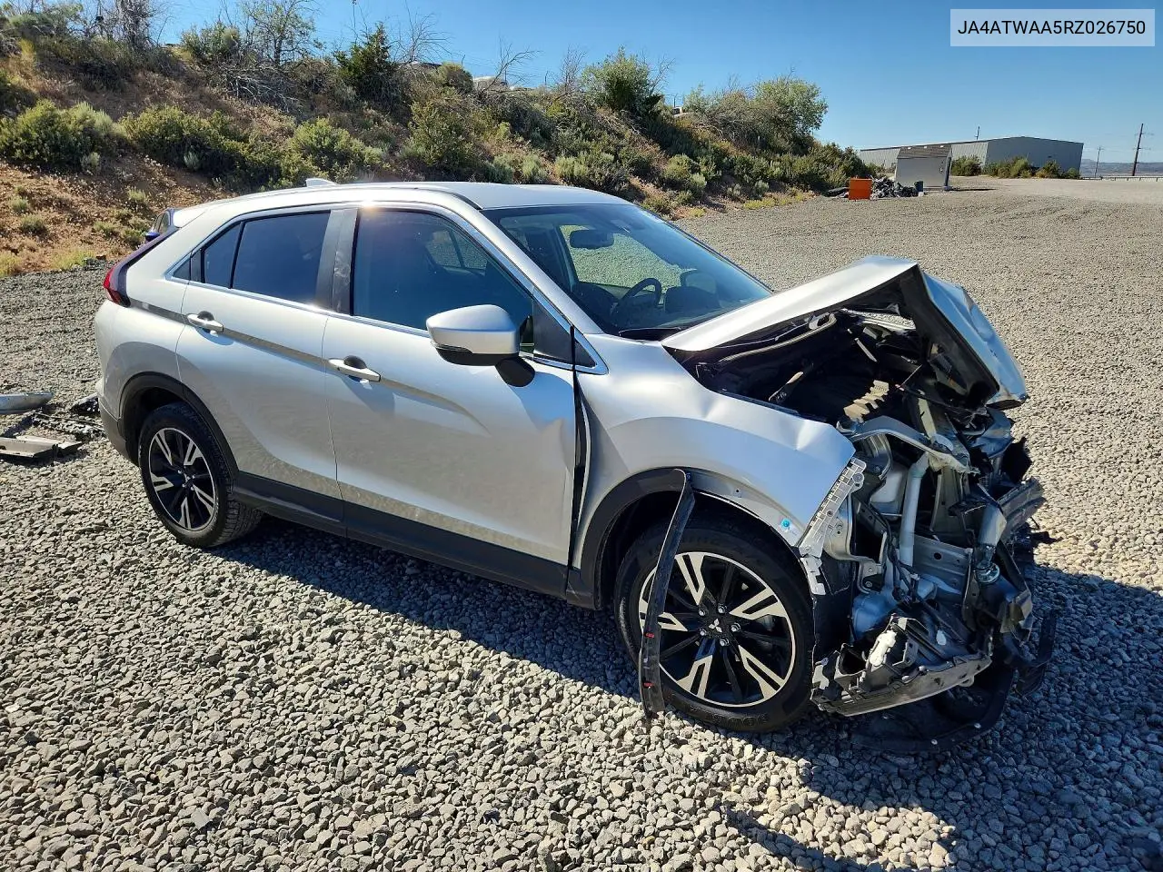 2024 Mitsubishi Eclipse Cross Se VIN: JA4ATWAA5RZ026750 Lot: 55836816