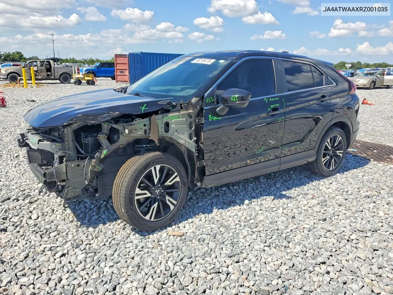 2024 Mitsubishi Eclipse Cross Se VIN: JA4ATWAAXRZ001035 Lot: 58278476