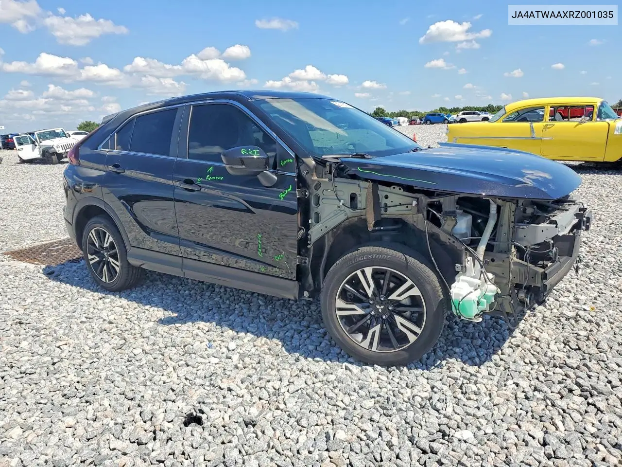 2024 Mitsubishi Eclipse Cross Se VIN: JA4ATWAAXRZ001035 Lot: 58278476