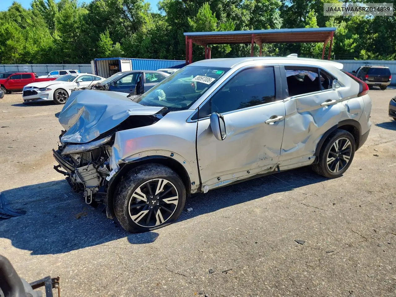 2024 Mitsubishi Eclipse Cross Se VIN: JA4ATWAA5RZ014839 Lot: 58597006