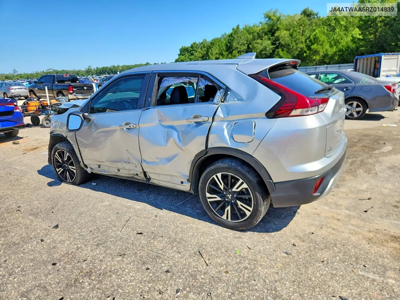 2024 Mitsubishi Eclipse Cross Se VIN: JA4ATWAA5RZ014839 Lot: 58597006
