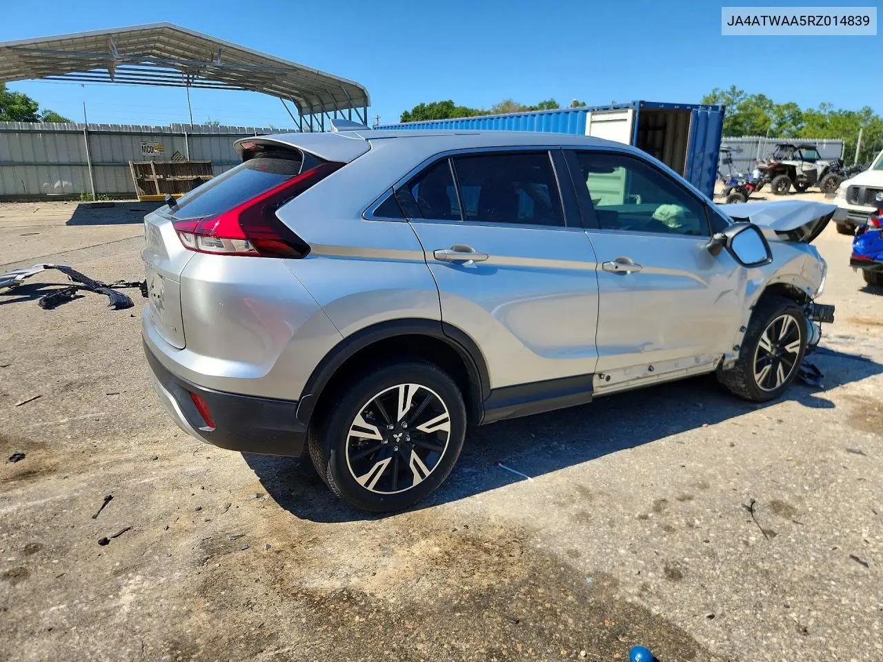 2024 Mitsubishi Eclipse Cross Se VIN: JA4ATWAA5RZ014839 Lot: 58597006