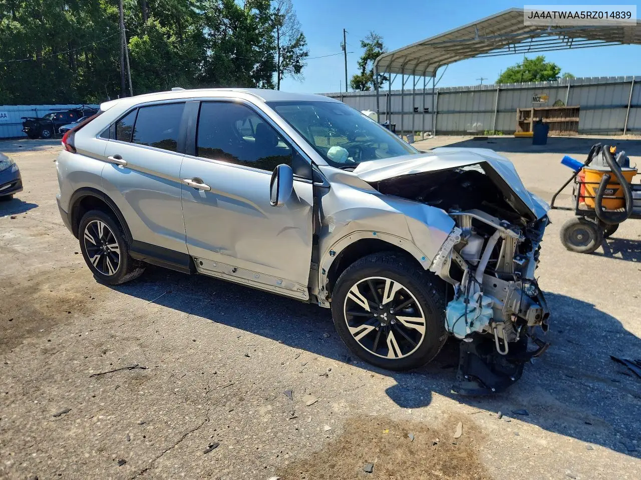2024 Mitsubishi Eclipse Cross Se VIN: JA4ATWAA5RZ014839 Lot: 58597006