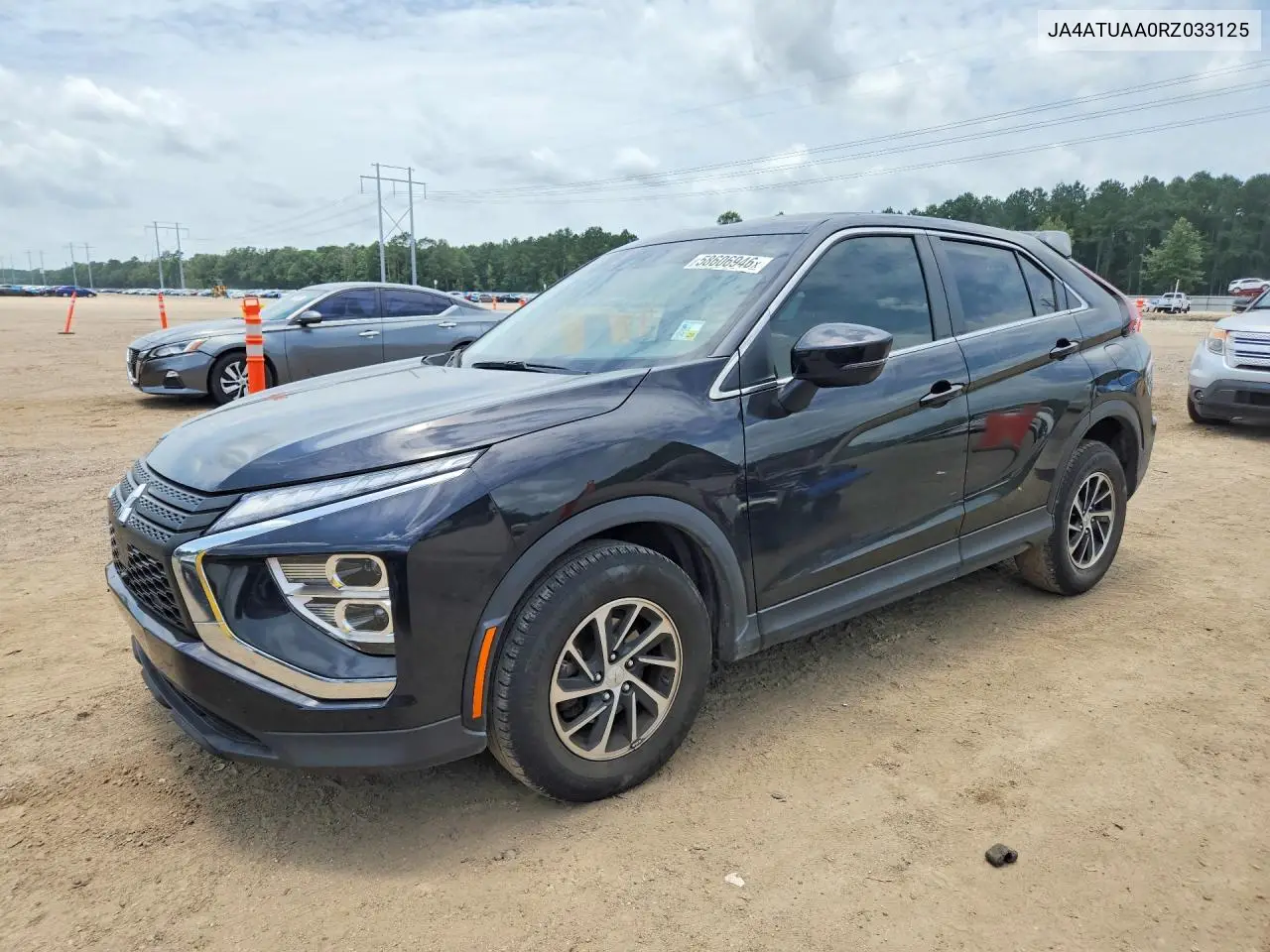 2024 Mitsubishi Eclipse Cross Es VIN: JA4ATUAA0RZ033125 Lot: 58606946