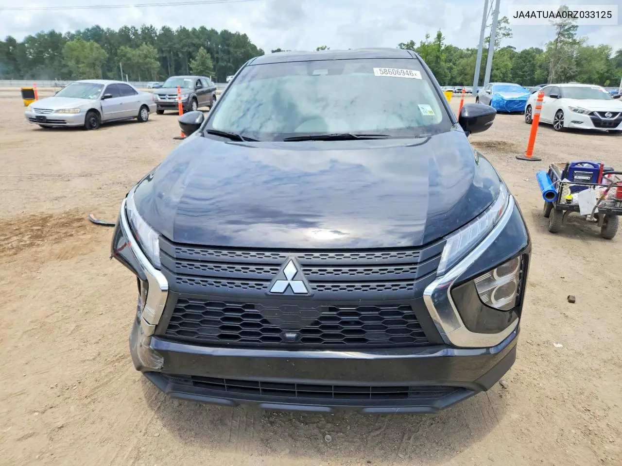 2024 Mitsubishi Eclipse Cross Es VIN: JA4ATUAA0RZ033125 Lot: 58606946
