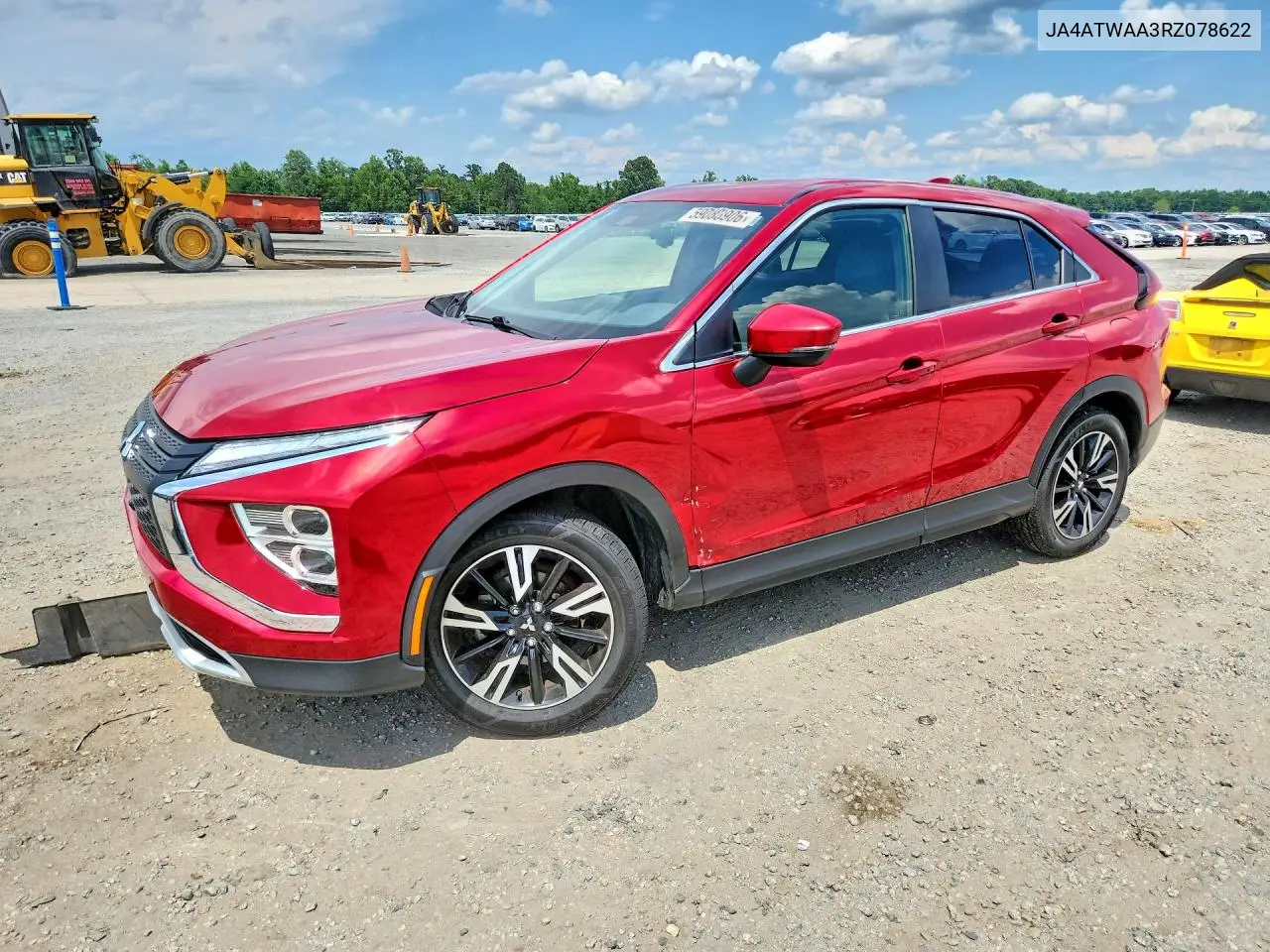 2024 Mitsubishi Eclipse Cross Se VIN: JA4ATWAA3RZ078622 Lot: 59083906