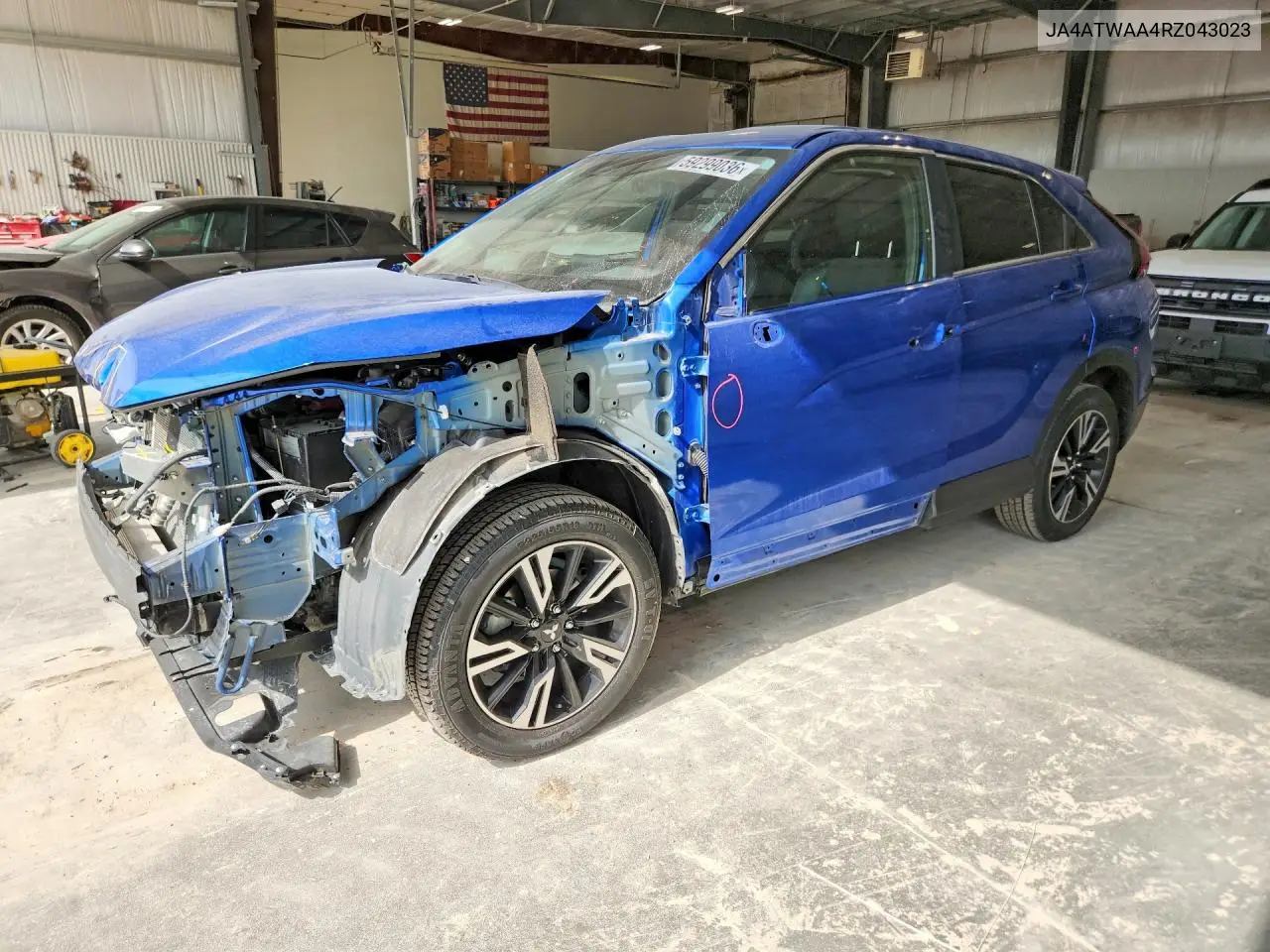 2024 Mitsubishi Eclipse Cross Se VIN: JA4ATWAA4RZ043023 Lot: 59299036