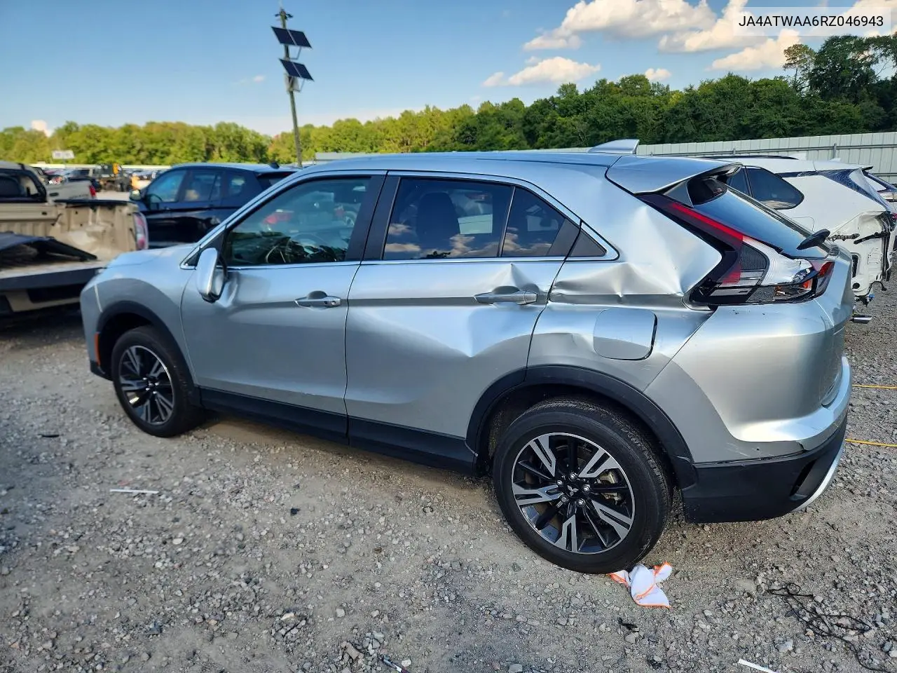 2024 Mitsubishi Eclipse Cross Se VIN: JA4ATWAA6RZ046943 Lot: 59846356