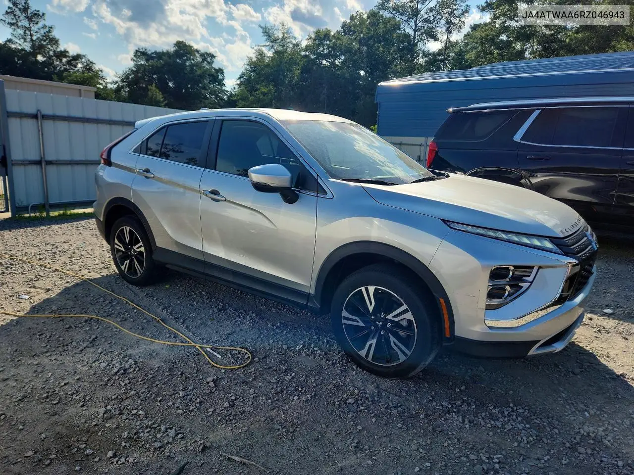 2024 Mitsubishi Eclipse Cross Se VIN: JA4ATWAA6RZ046943 Lot: 59846356