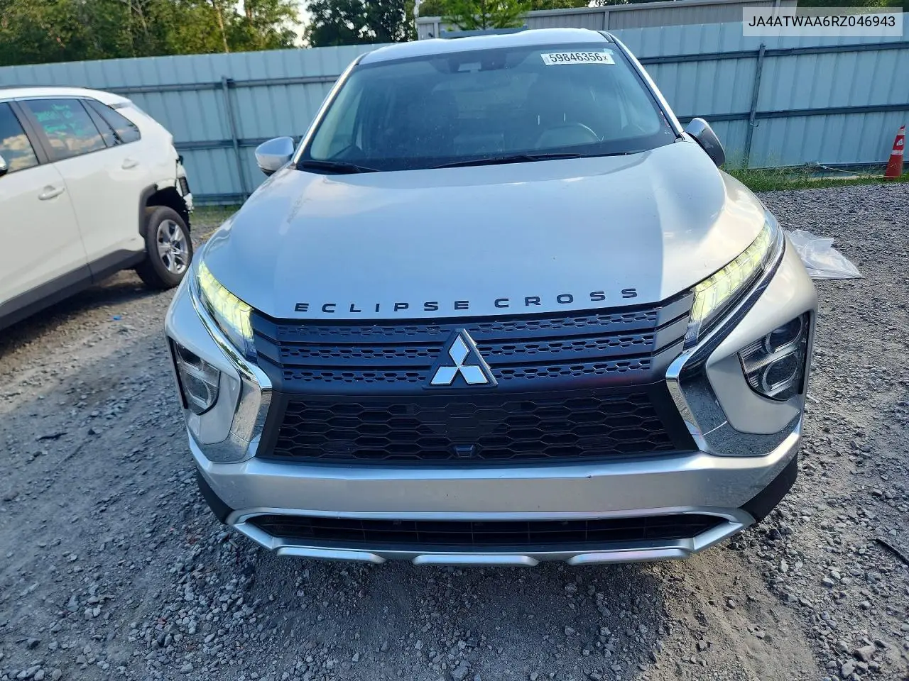 2024 Mitsubishi Eclipse Cross Se VIN: JA4ATWAA6RZ046943 Lot: 59846356
