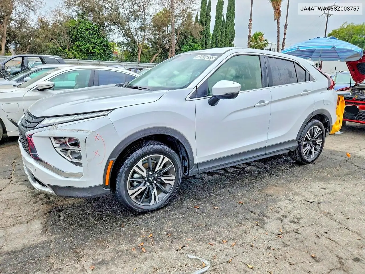 2025 Mitsubishi Eclipse Cross Se VIN: JA4ATWAA6SZ003757 Lot: 53925876