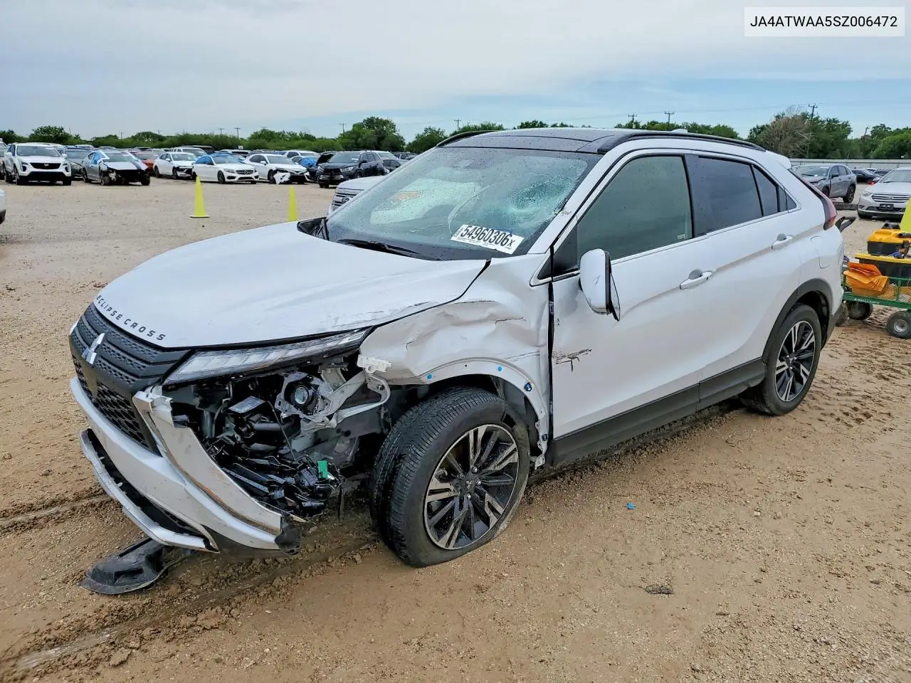 2025 Mitsubishi Eclipse Cross Se VIN: JA4ATWAA5SZ006472 Lot: 54960306