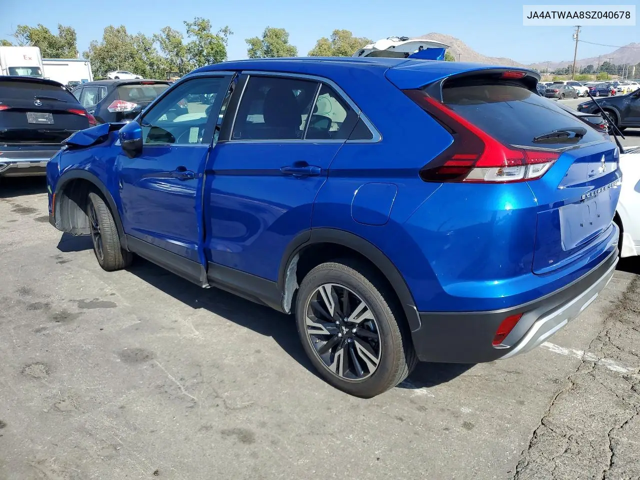 2025 Mitsubishi Eclipse Cross Se/Sel VIN: JA4ATWAA8SZ040678 Lot: 58100446