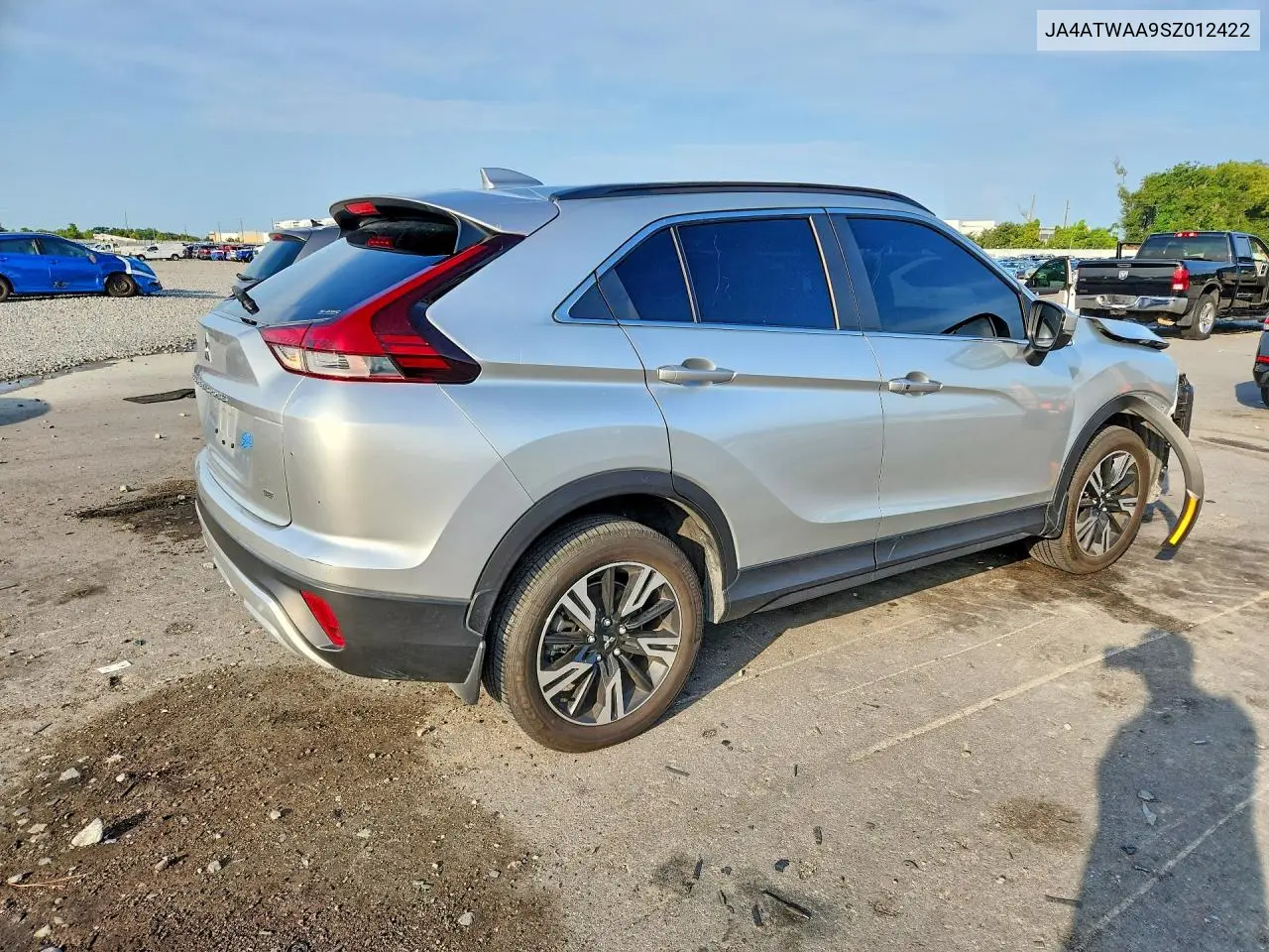 2025 Mitsubishi Eclipse Cross Se VIN: JA4ATWAA9SZ012422 Lot: 73340335
