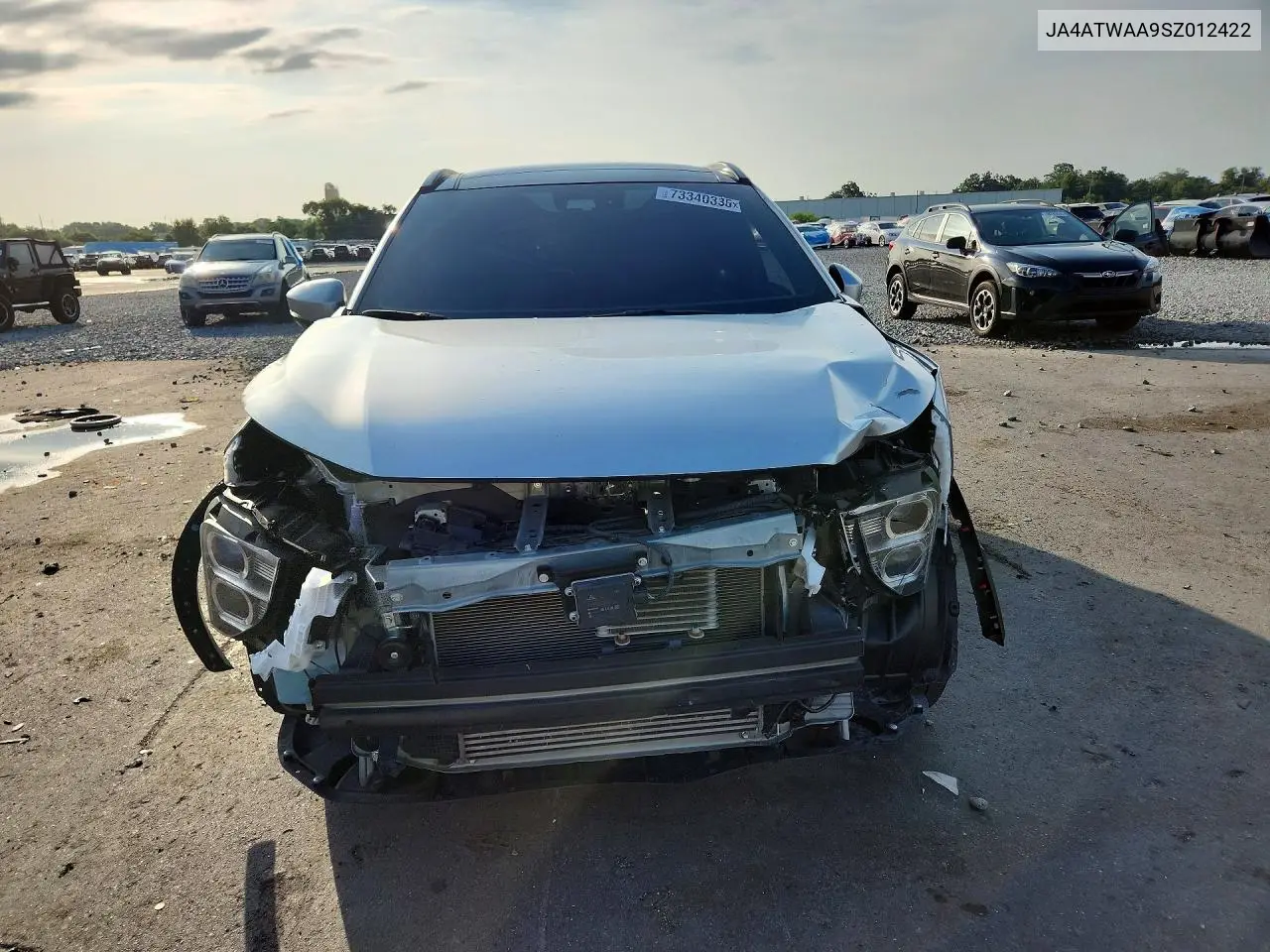 2025 Mitsubishi Eclipse Cross Se VIN: JA4ATWAA9SZ012422 Lot: 73340335