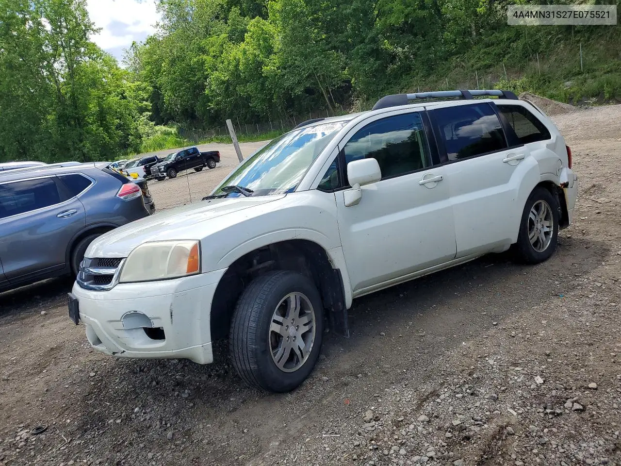 2007 Mitsubishi Endeavor Se VIN: 4A4MN31S27E075521 Lot: 58751006