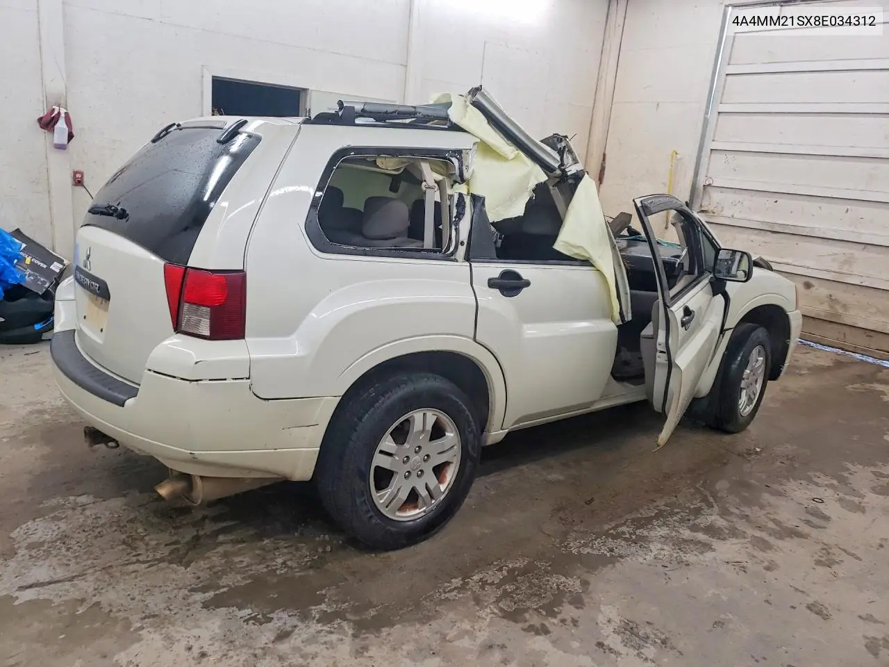 2008 Mitsubishi Endeavor Ls VIN: 4A4MM21SX8E034312 Lot: 60464846