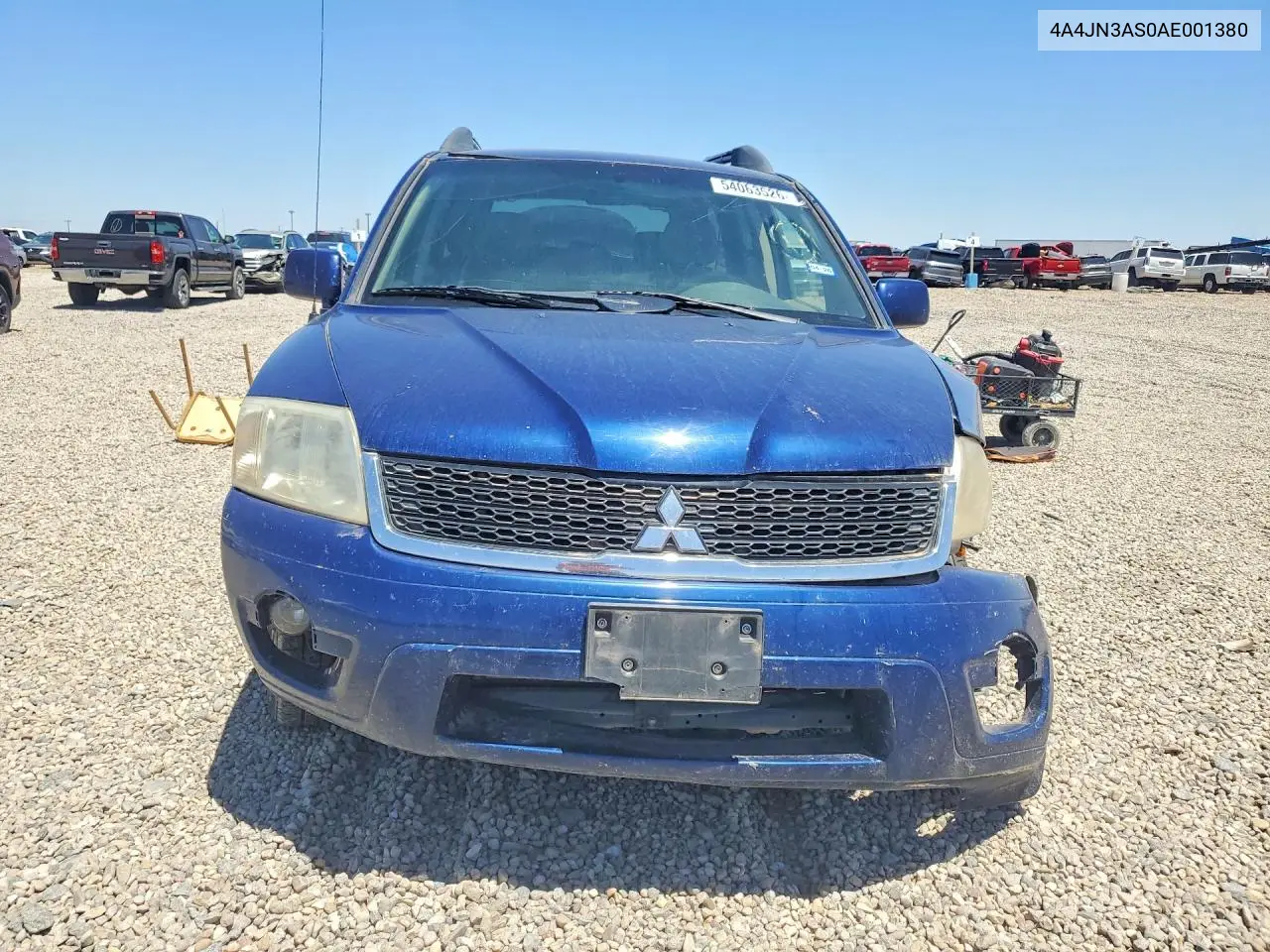 2010 Mitsubishi Endeavor Se VIN: 4A4JN3AS0AE001380 Lot: 54063526