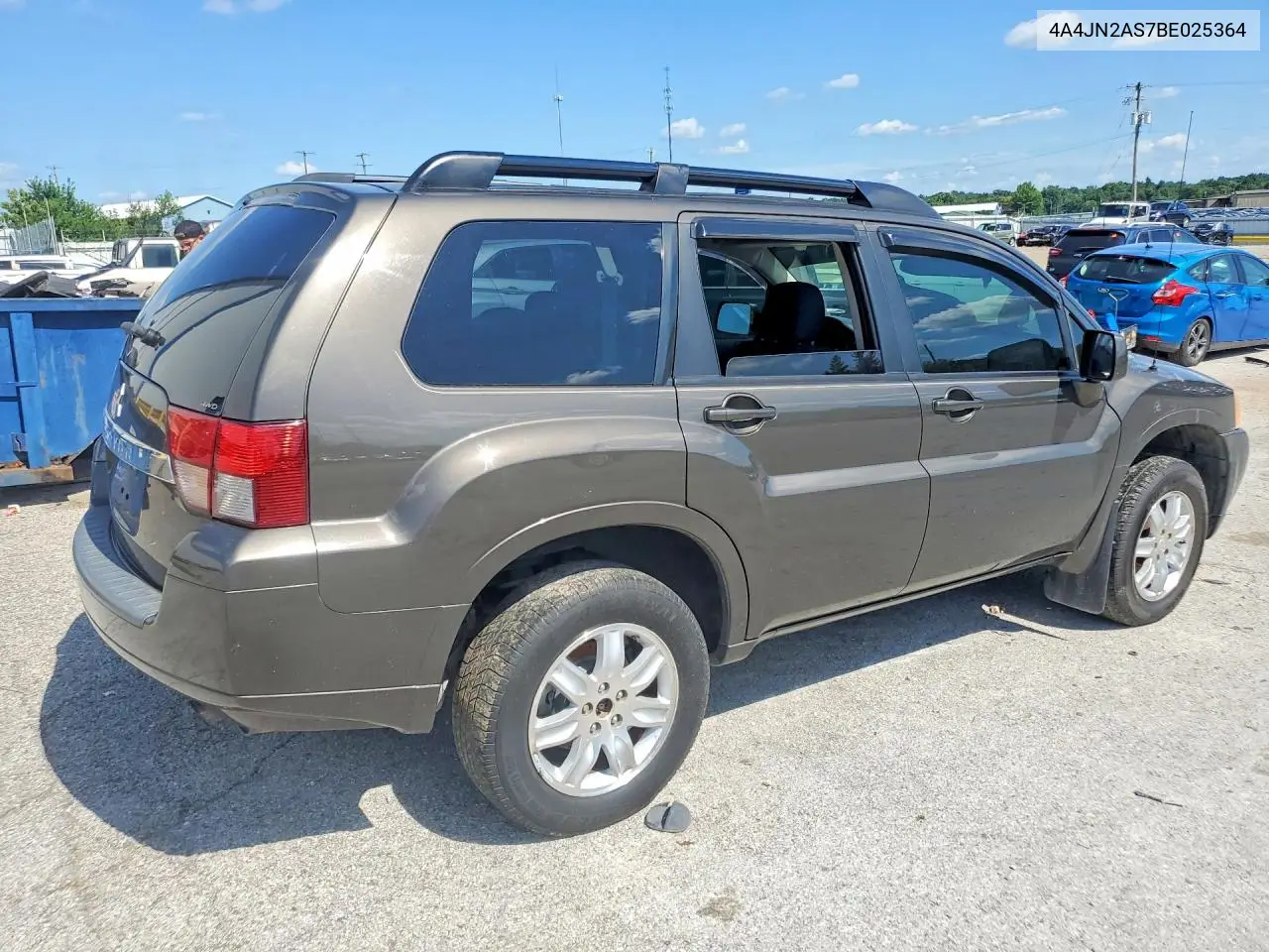 2011 Mitsubishi Endeavor VIN: 4A4JN2AS7BE025364 Lot: 60739026