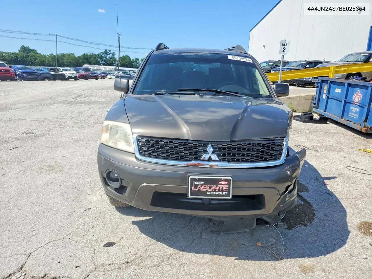 2011 Mitsubishi Endeavor VIN: 4A4JN2AS7BE025364 Lot: 60739026