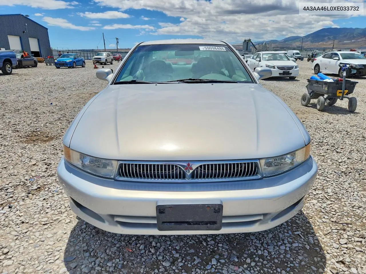 1999 Mitsubishi Galant Es VIN: 4A3AA46L0XE033732 Lot: 59098486