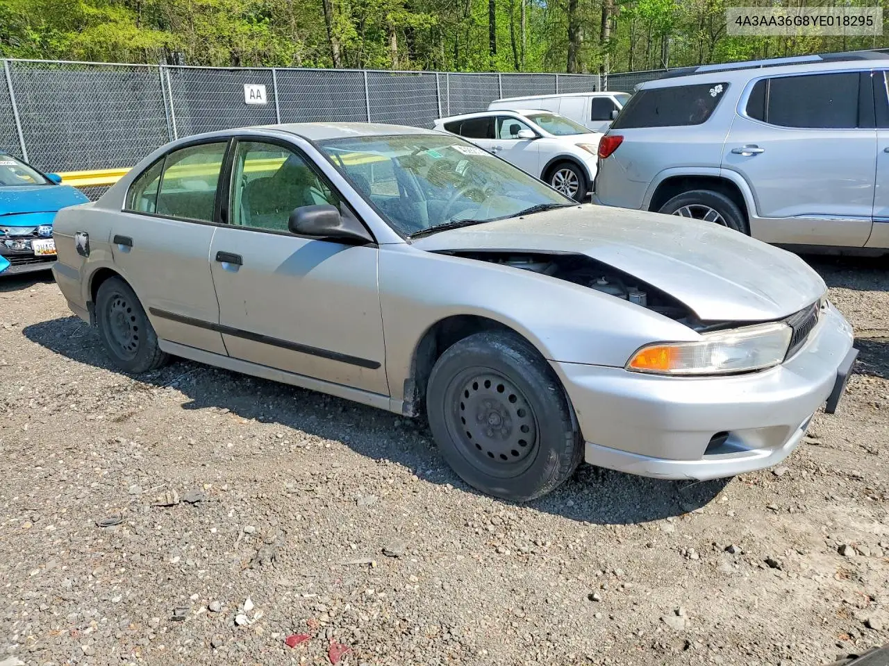 2000 Mitsubishi Galant De VIN: 4A3AA36G8YE018295 Lot: 49286726