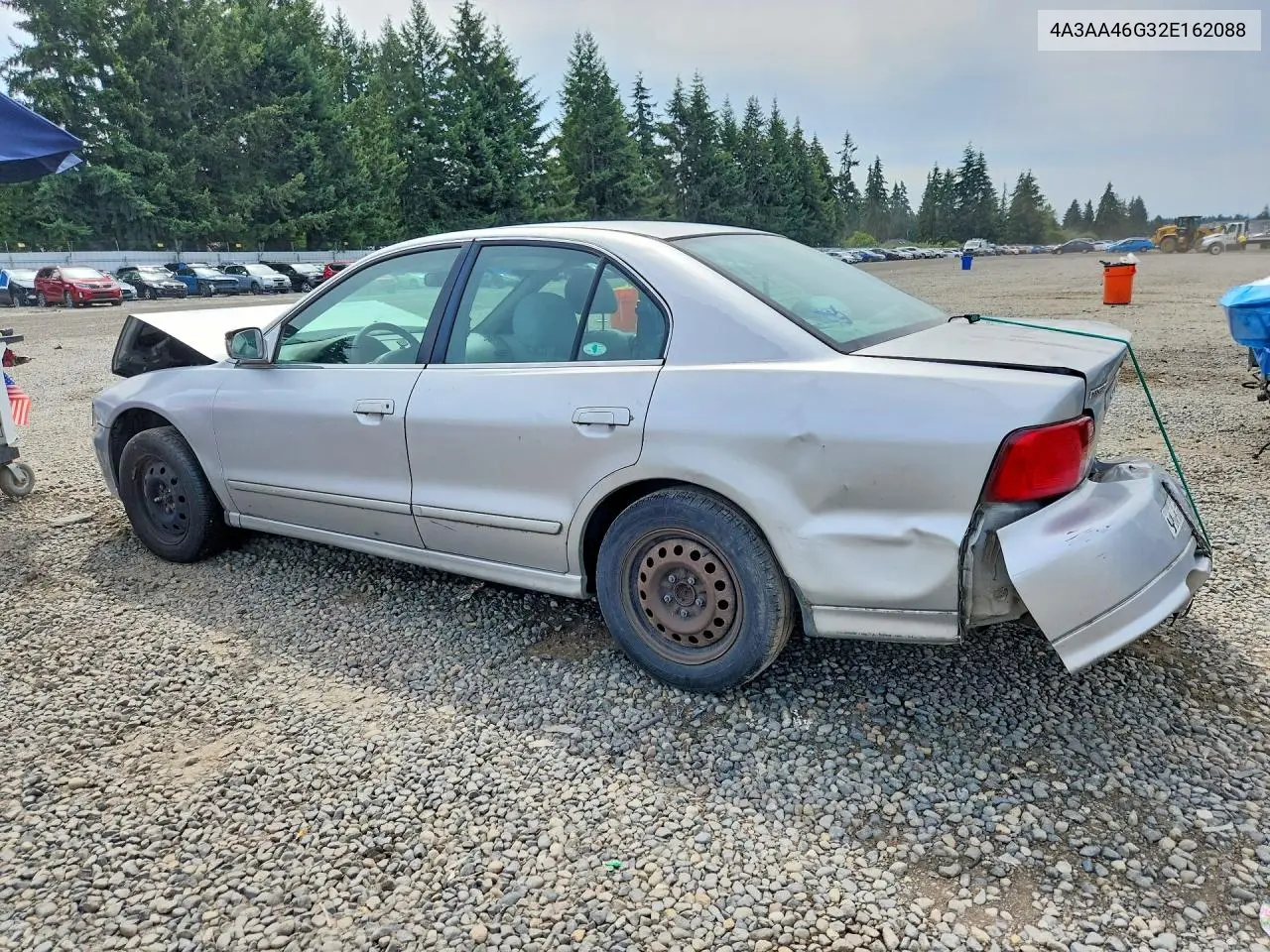 2002 Mitsubishi Galant Es VIN: 4A3AA46G32E162088 Lot: 61930196