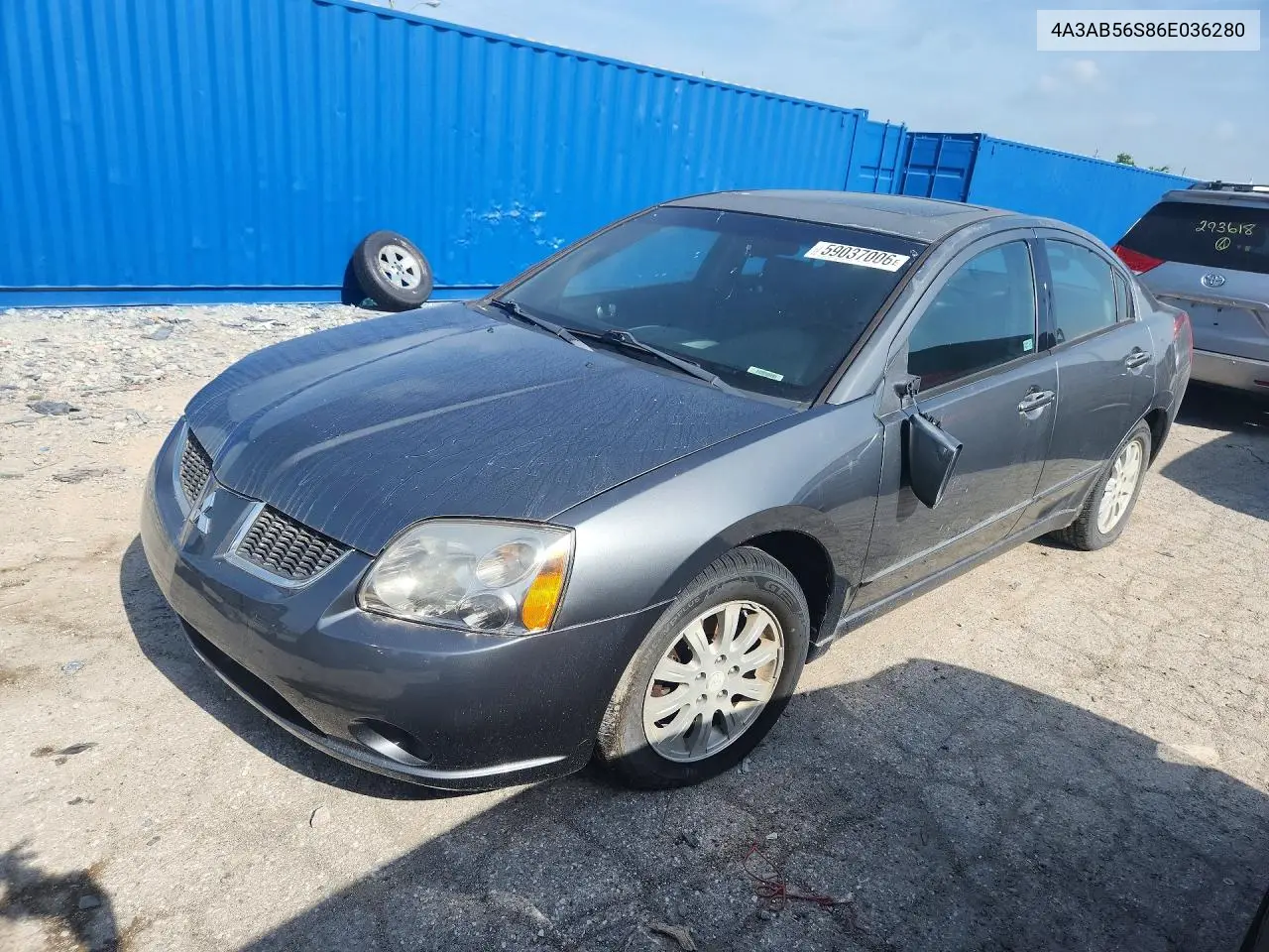 2006 Mitsubishi Galant Ls Premium VIN: 4A3AB56S86E030280 Lot: 59037006
