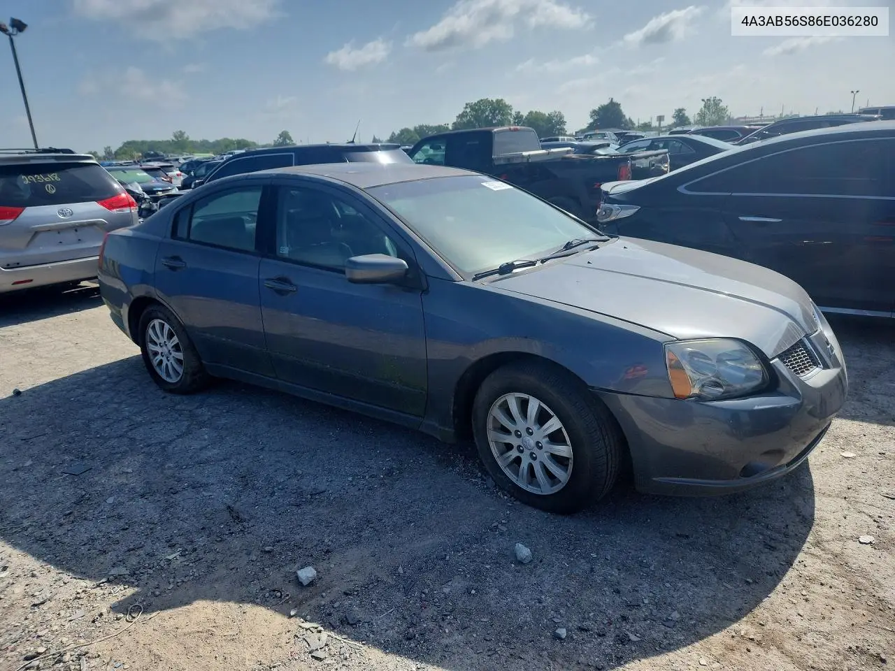 2006 Mitsubishi Galant Ls Premium VIN: 4A3AB56S86E030280 Lot: 59037006