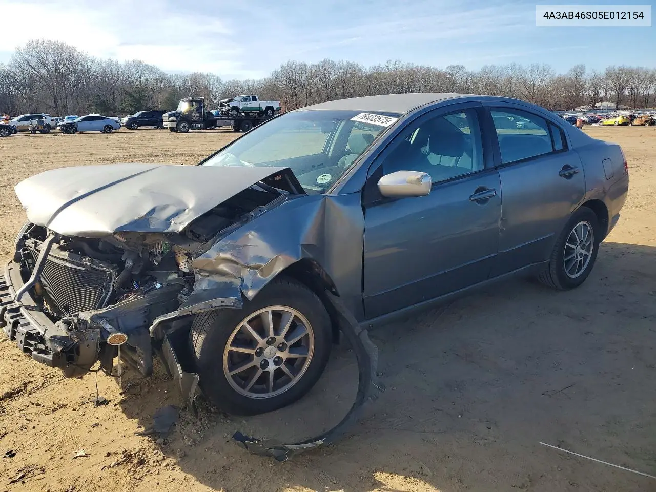 2005 Mitsubishi Galant Ls High VIN: 4A3AB46S05E012154 Lot: 76433575