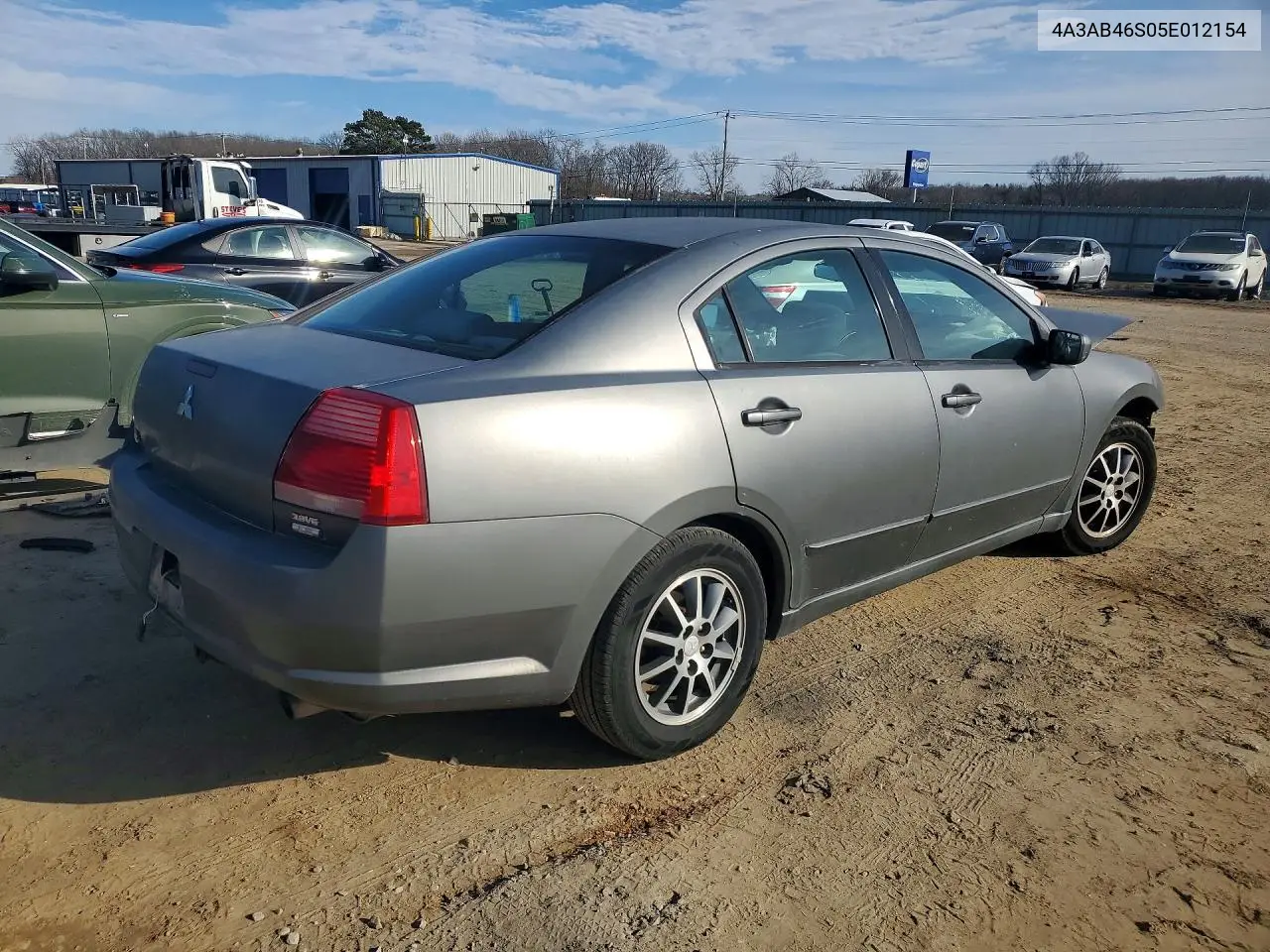 2005 Mitsubishi Galant Ls High VIN: 4A3AB46S05E012154 Lot: 76433575