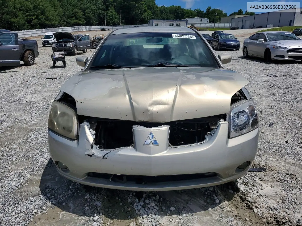 2006 Mitsubishi Galant Ls Medium VIN: 4A3AB36S56E037580 Lot: 58086836