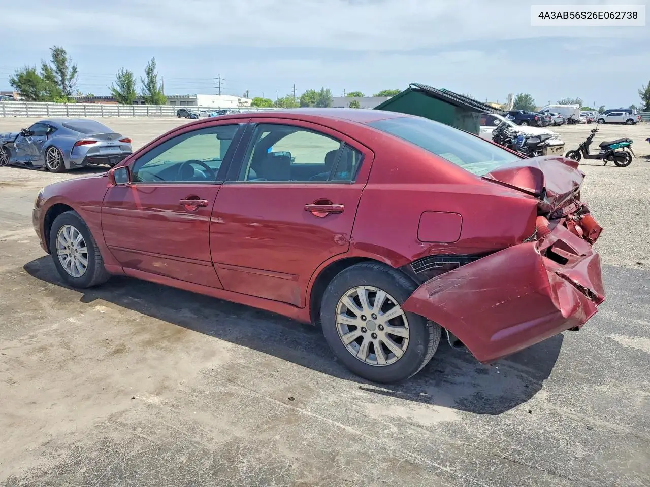 2006 Mitsubishi Galant Ls Premium VIN: 4A3AB56S26E062738 Lot: 58778726