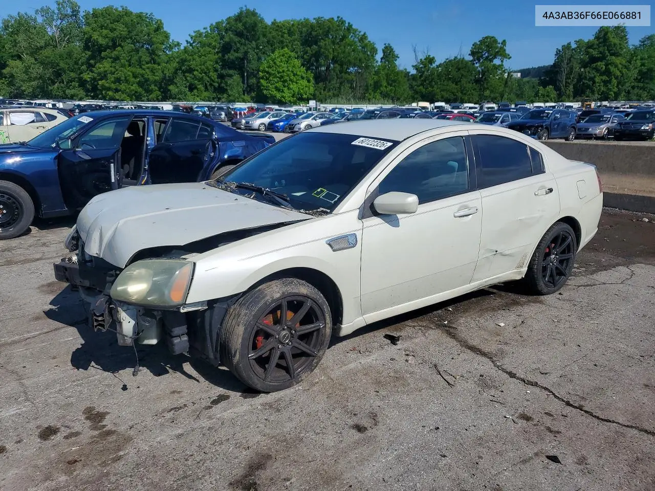 2006 Mitsubishi Galant Es Medium VIN: 4A3AB36F66E066881 Lot: 60122326