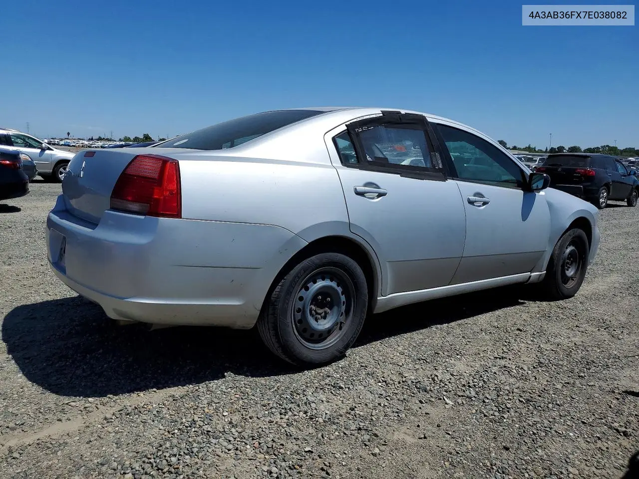 2007 Mitsubishi Galant Es VIN: 4A3AB36FX7E038082 Lot: 54001806