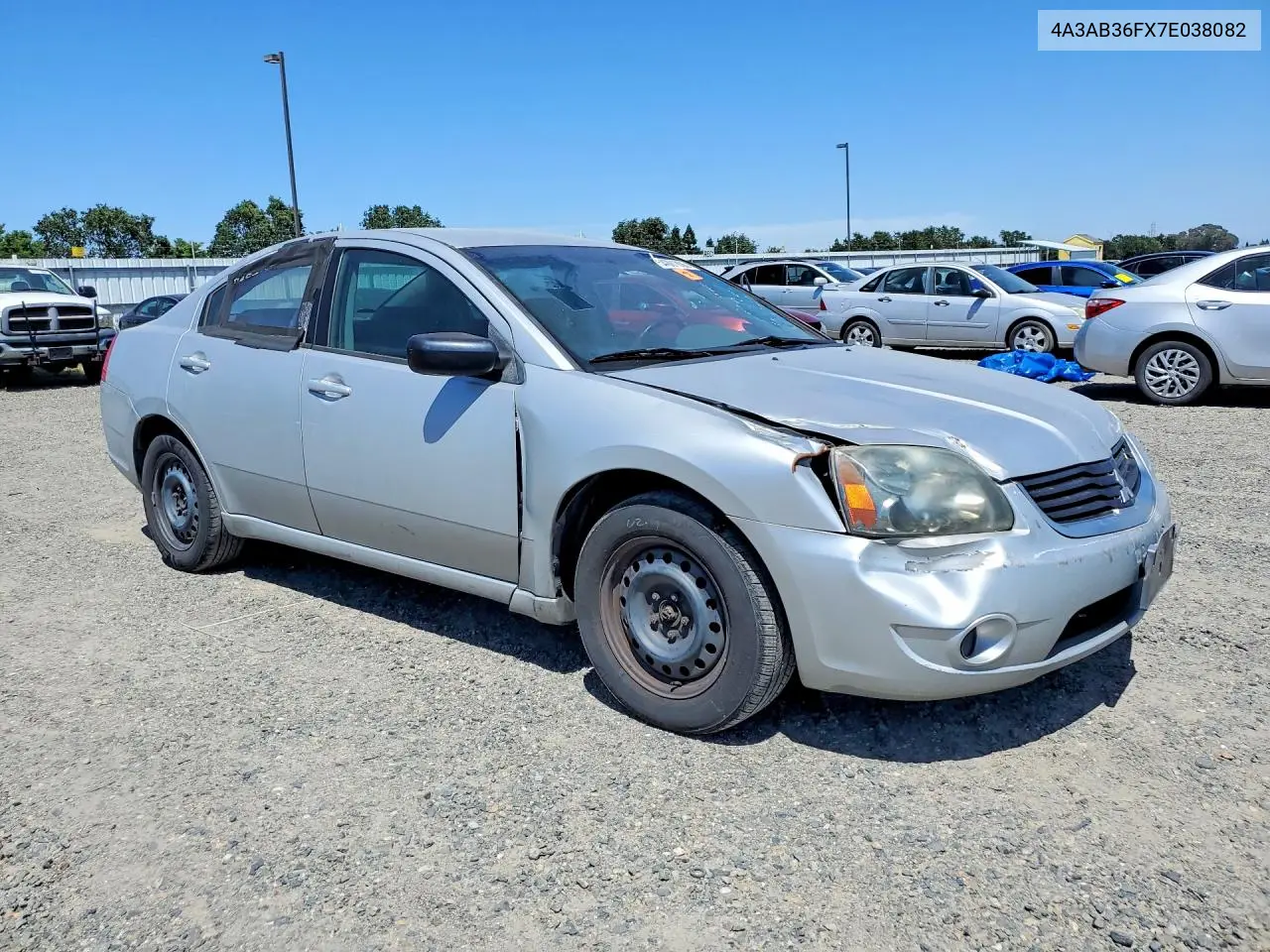 2007 Mitsubishi Galant Es VIN: 4A3AB36FX7E038082 Lot: 54001806
