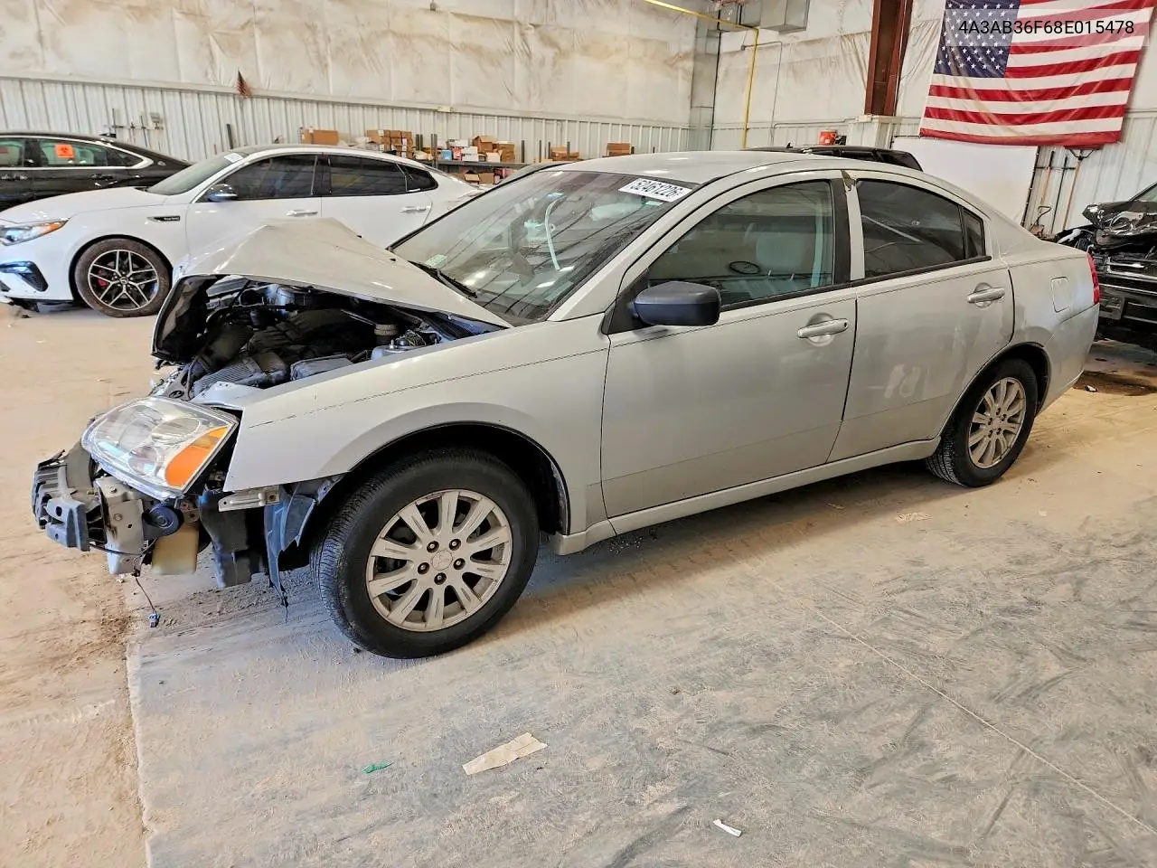 2008 Mitsubishi Galant Es VIN: 4A3AB36F68E015478 Lot: 52461226
