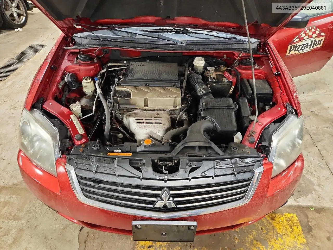 2009 Mitsubishi Galant Es VIN: 4A3AB36F29E040881 Lot: 41733266