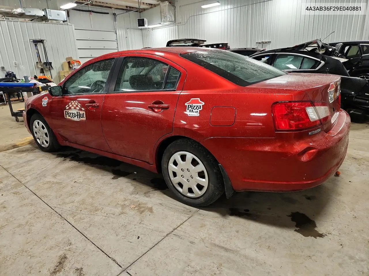 2009 Mitsubishi Galant Es VIN: 4A3AB36F29E040881 Lot: 41733266