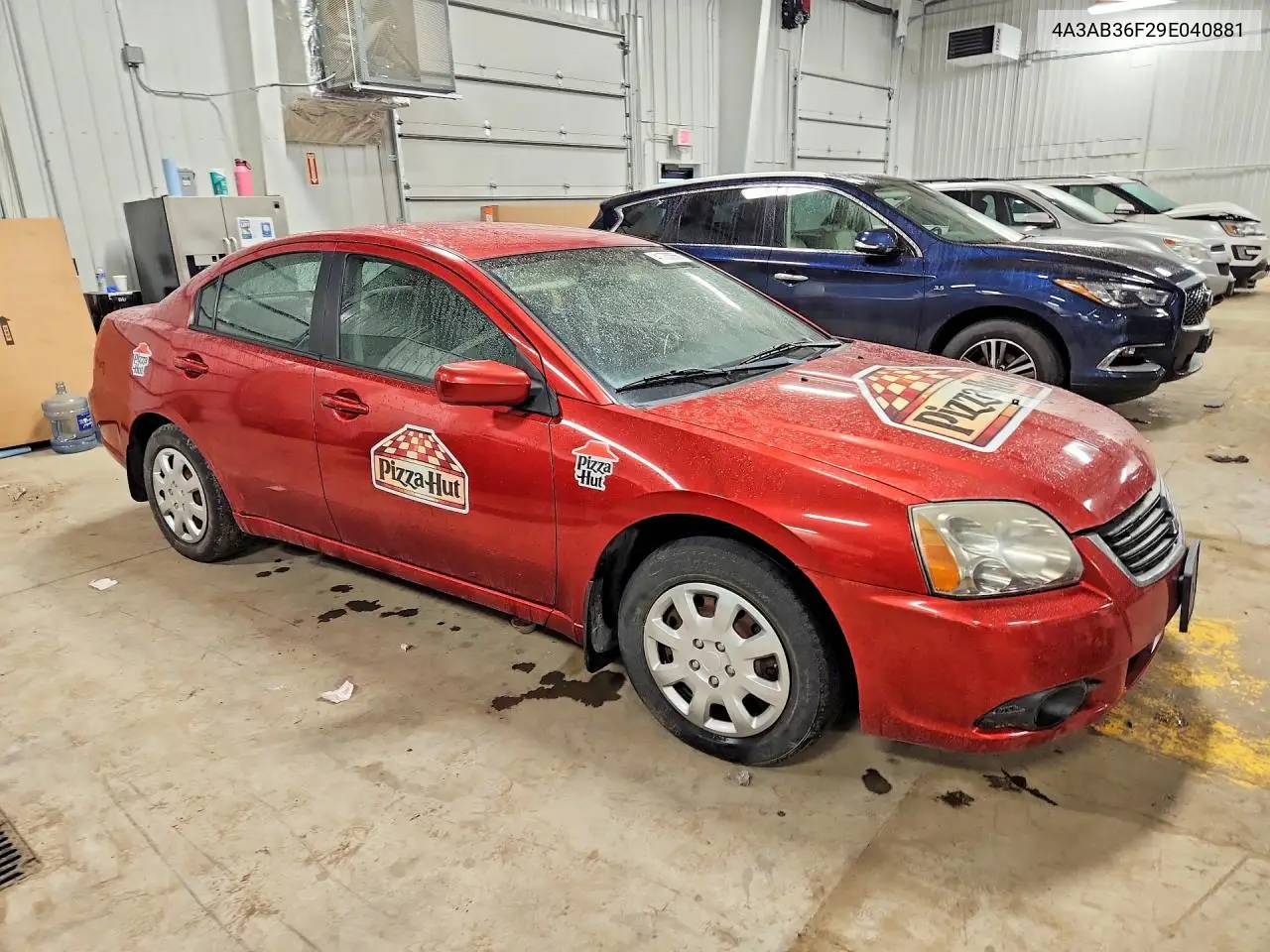 2009 Mitsubishi Galant Es VIN: 4A3AB36F29E040881 Lot: 41733266