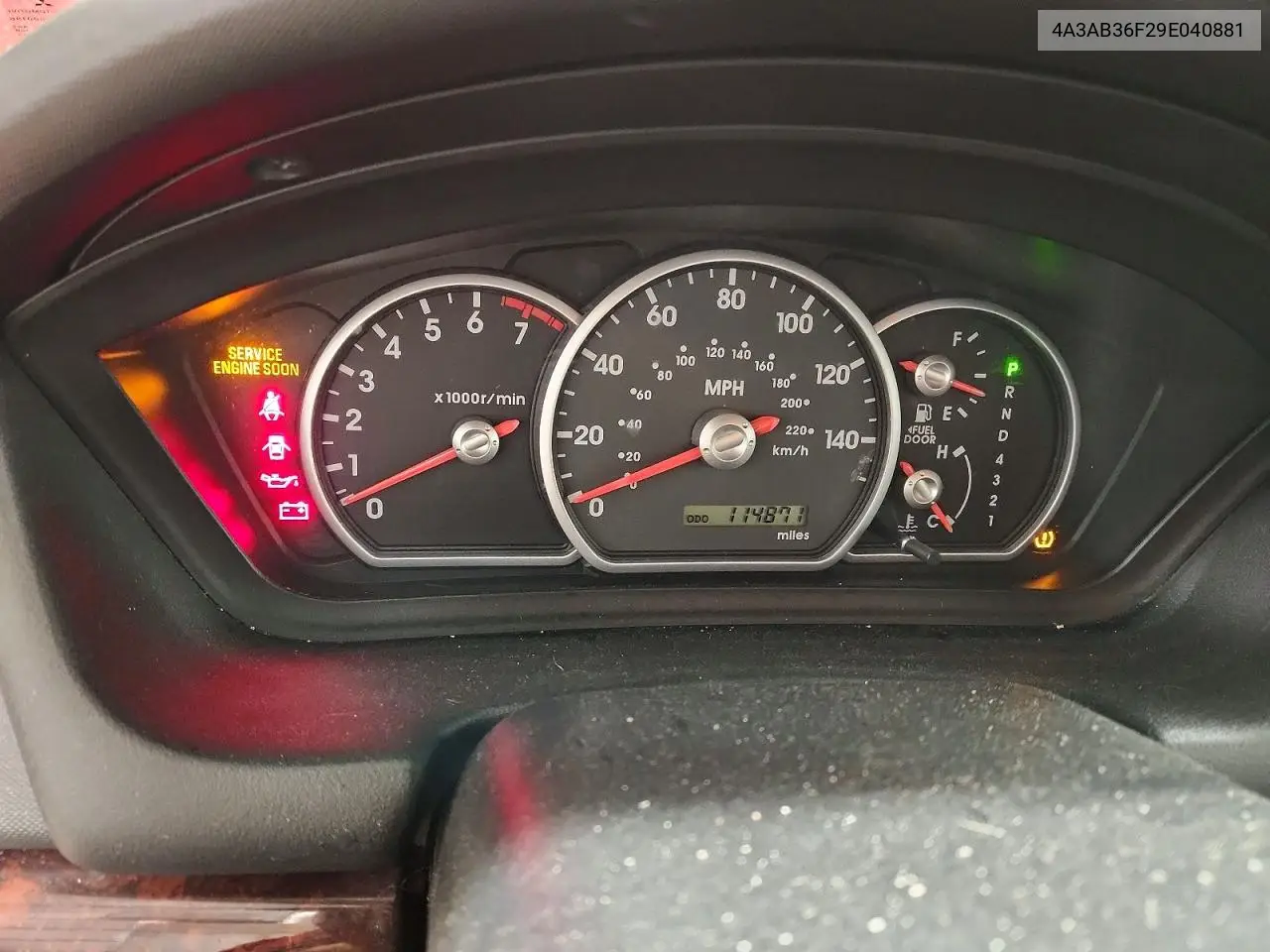 2009 Mitsubishi Galant Es VIN: 4A3AB36F29E040881 Lot: 41733266