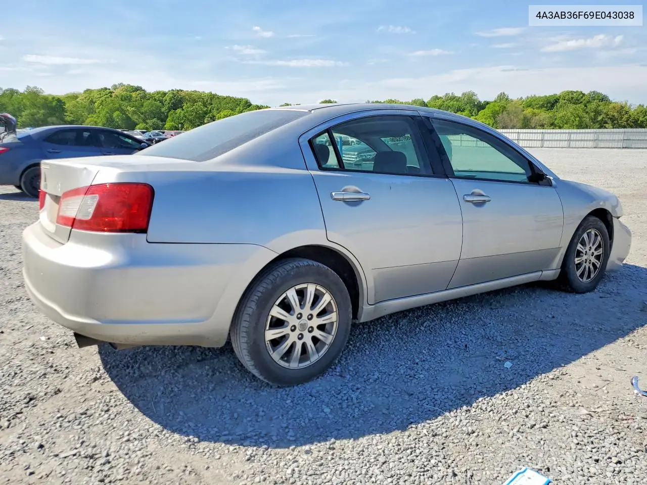 2009 Mitsubishi Galant Es VIN: 4A3AB36F69E043038 Lot: 49975326