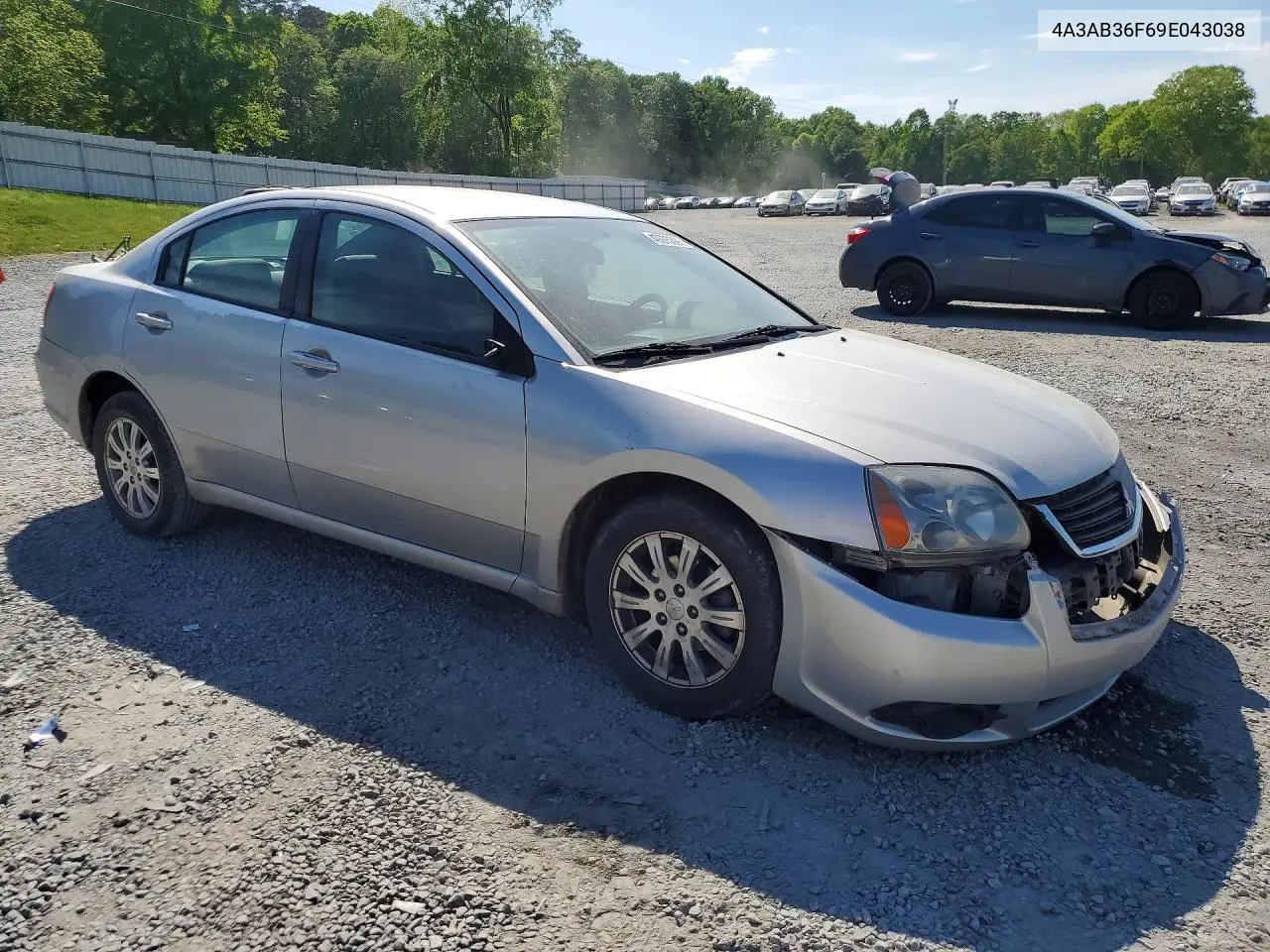 2009 Mitsubishi Galant Es VIN: 4A3AB36F69E043038 Lot: 49975326