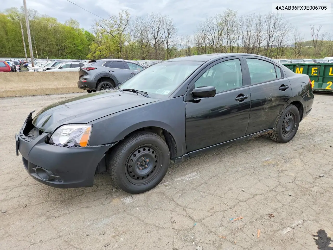 2009 Mitsubishi Galant Es VIN: 4A3AB36FX9E006705 Lot: 51066246
