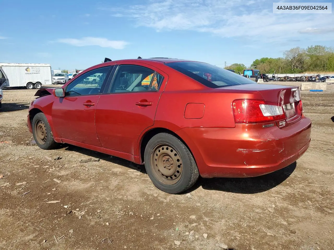 2009 Mitsubishi Galant Es VIN: 4A3AB36F09E042564 Lot: 51670906
